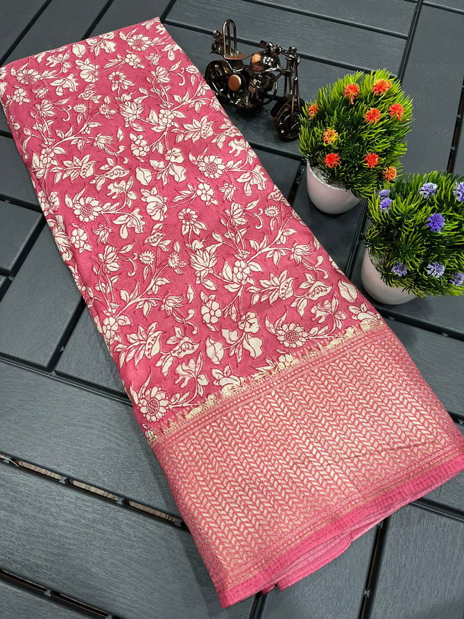 Small flower 2 By Wow Printed Non Catalog Sarees